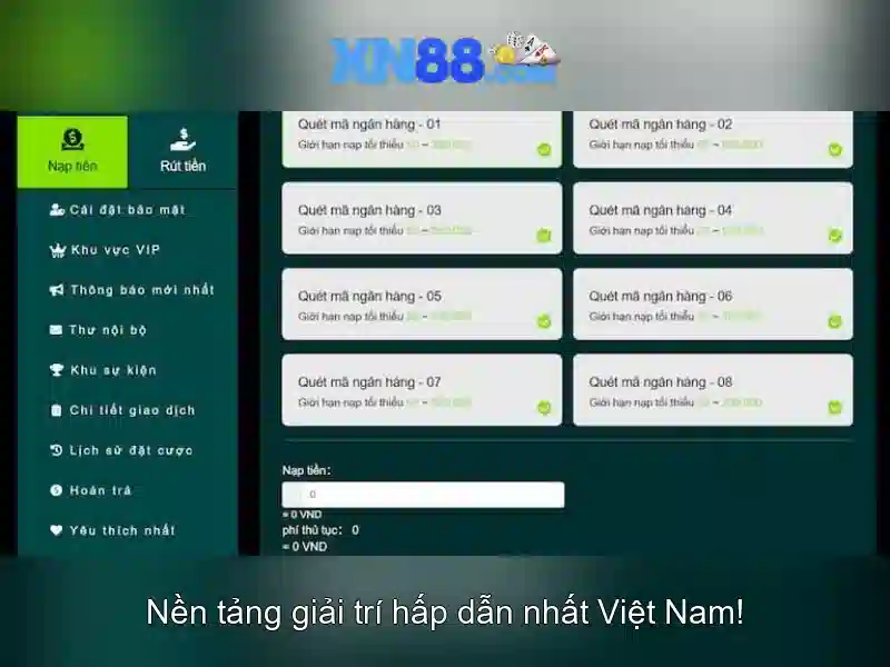 Giao diện nhà cái hoàn hảo